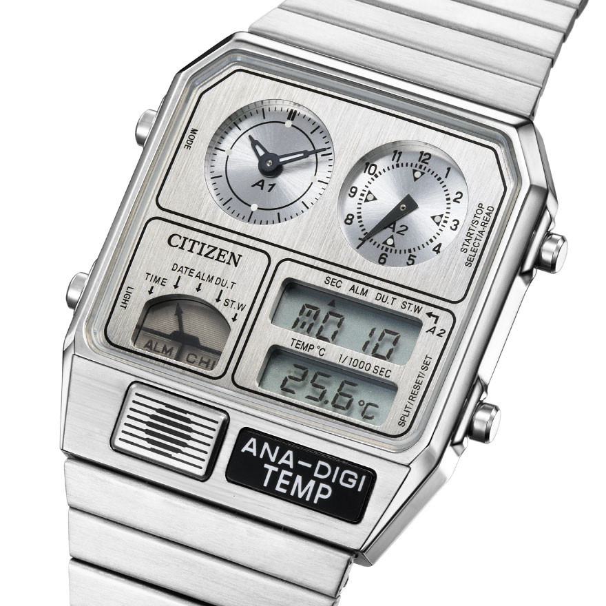 CITIZEN COLLECTION（シチズンコレクション） レコードレーベル メタリック アナデジテンプ