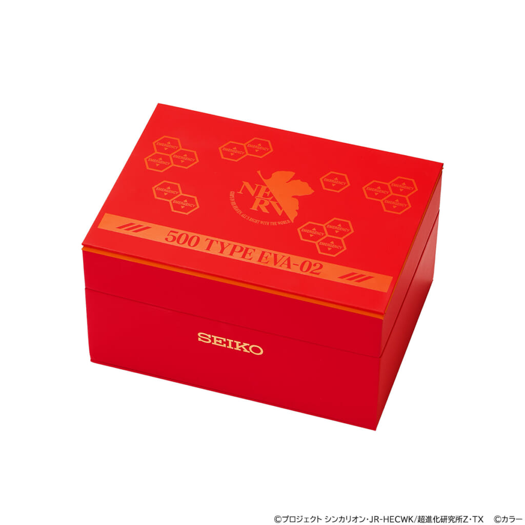 エヴァンゲリオン新幹線 500 TYPE EVA-02 ウオッチ
