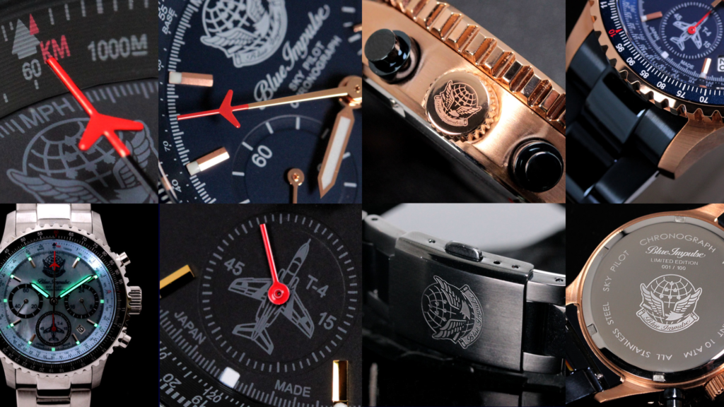 B.I.W.P（Blue Impulse Watch Project） ブルーインパルス パイロット クロノグラフ