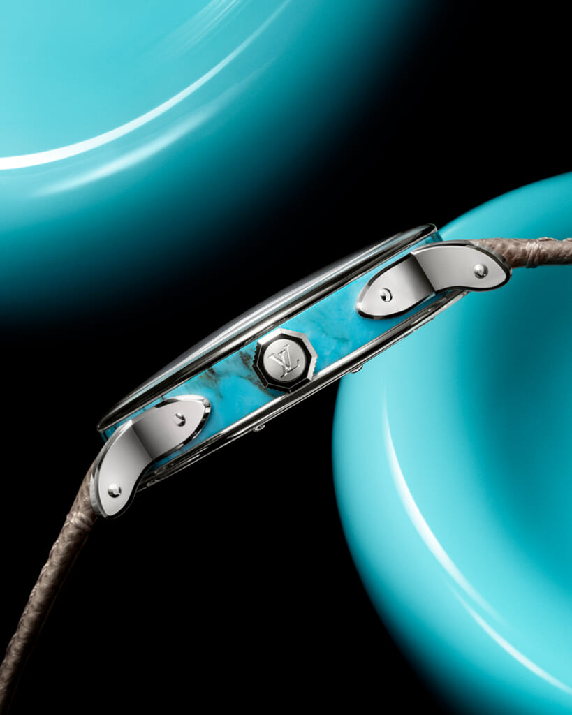 ルイ・ヴィトン エスカル オトマティック プラチナ マラカイト/ターコイズ