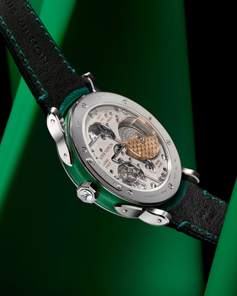 ルイ・ヴィトン エスカル オトマティック プラチナ マラカイト/ターコイズ