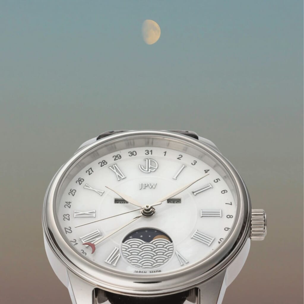 JPW（ジェイピーダブリュー） 日本製ムーンフェイズ腕時計 JP-002