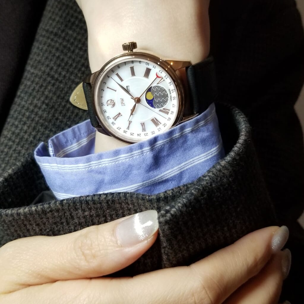 JPW（ジェイピーダブリュー） 日本製ムーンフェイズ腕時計 JP-002