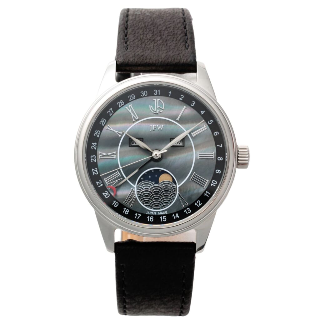 JPW（ジェイピーダブリュー） 日本製ムーンフェイズ腕時計 JP-002