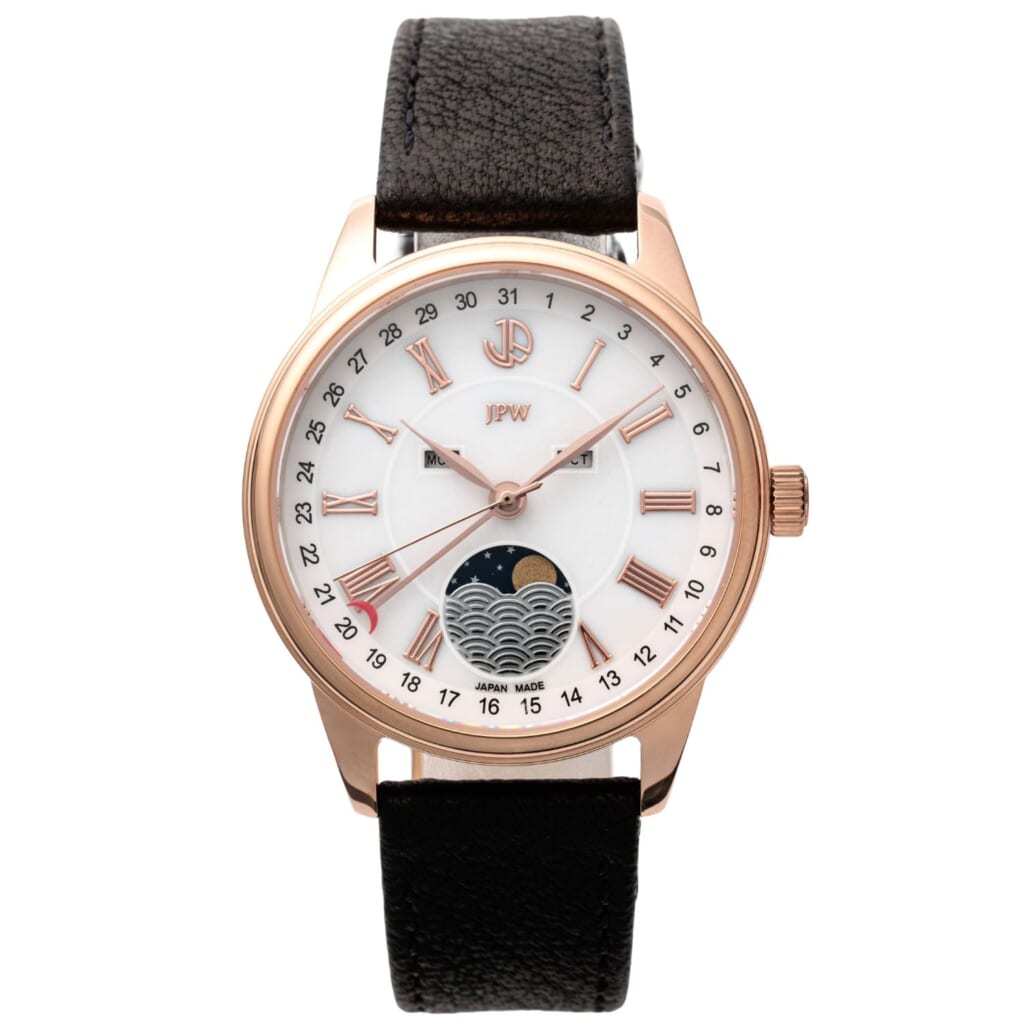 JPW（ジェイピーダブリュー） 日本製ムーンフェイズ腕時計 JP-002