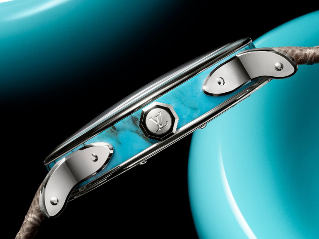 ルイ・ヴィトン エスカル オトマティック プラチナ マラカイト/ターコイズ