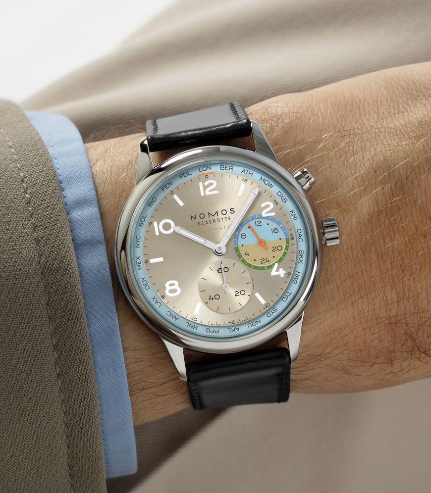 NOMOS GLASHÜTTE （ノモス グラスヒュッテ） クラブスポーツ ネオマティック ワールドタイマー