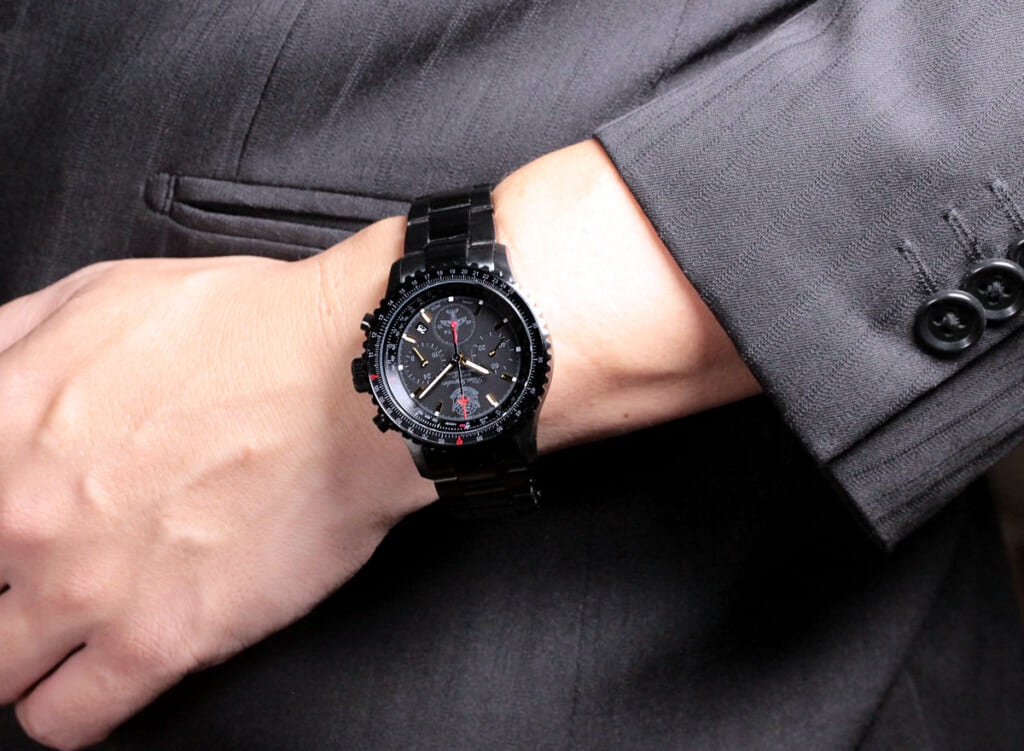 B.I.W.P（Blue Impulse Watch Project） ブルーインパルス パイロット クロノグラフ