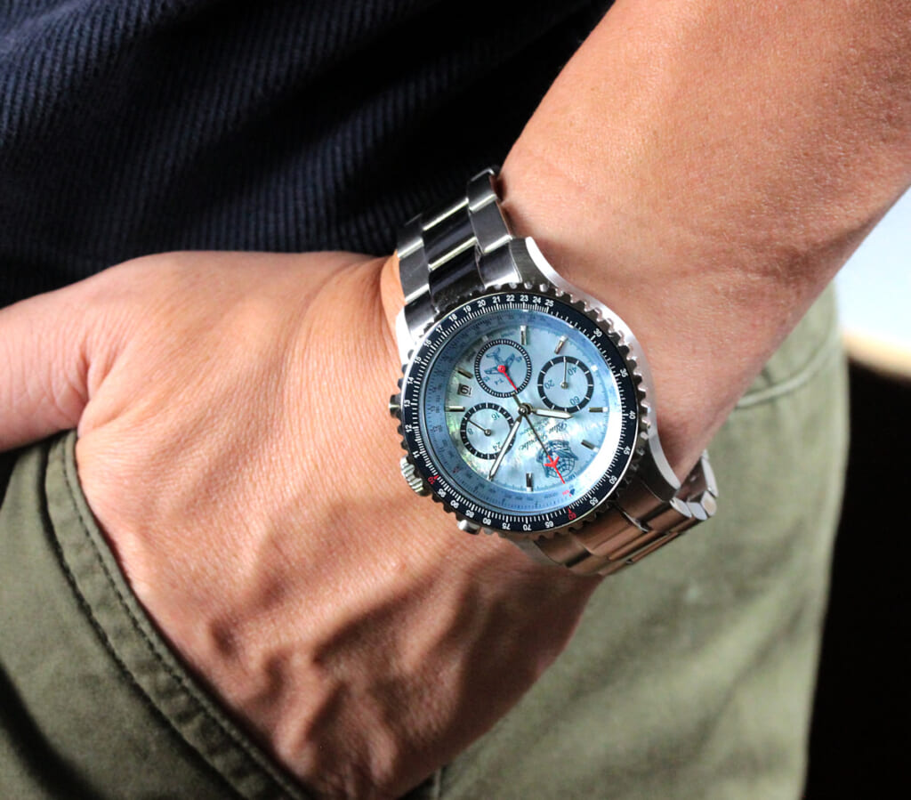 B.I.W.P（Blue Impulse Watch Project） ブルーインパルス パイロット クロノグラフ