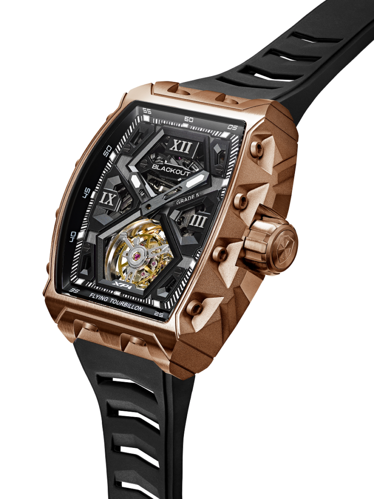 BLACKOUT WATCHES（ブラックアウト）XP1 Tourbillon TI Rose Gold