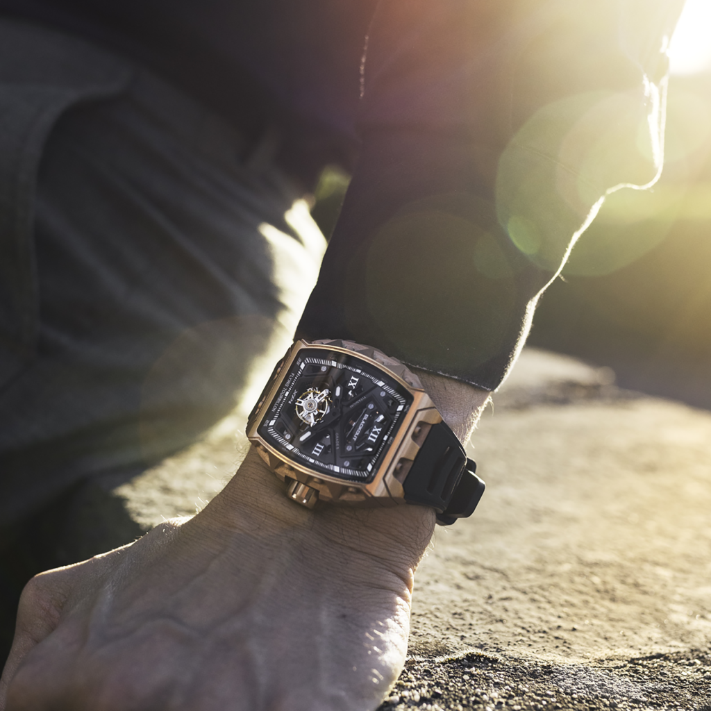 BLACKOUT WATCHES（ブラックアウト）XP1 Tourbillon TI Rose Gold