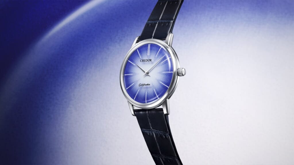 セイコー クレドール ゴールドフェザー 伊万里鍋島焼ダイヤル 限定モデル