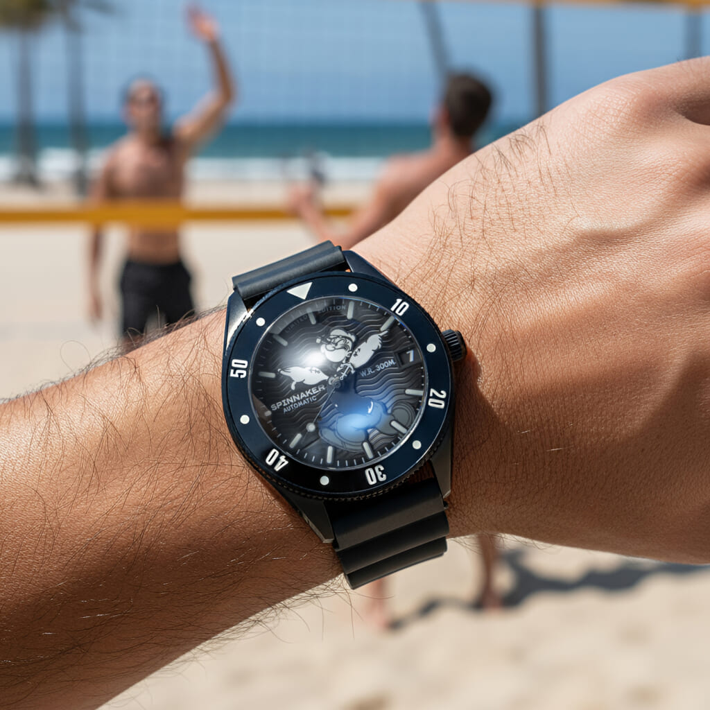 SPINNAKER（スピニカー）チャレンジャー オートマティック ポパイ アンカーアームズ リミテッドエディション