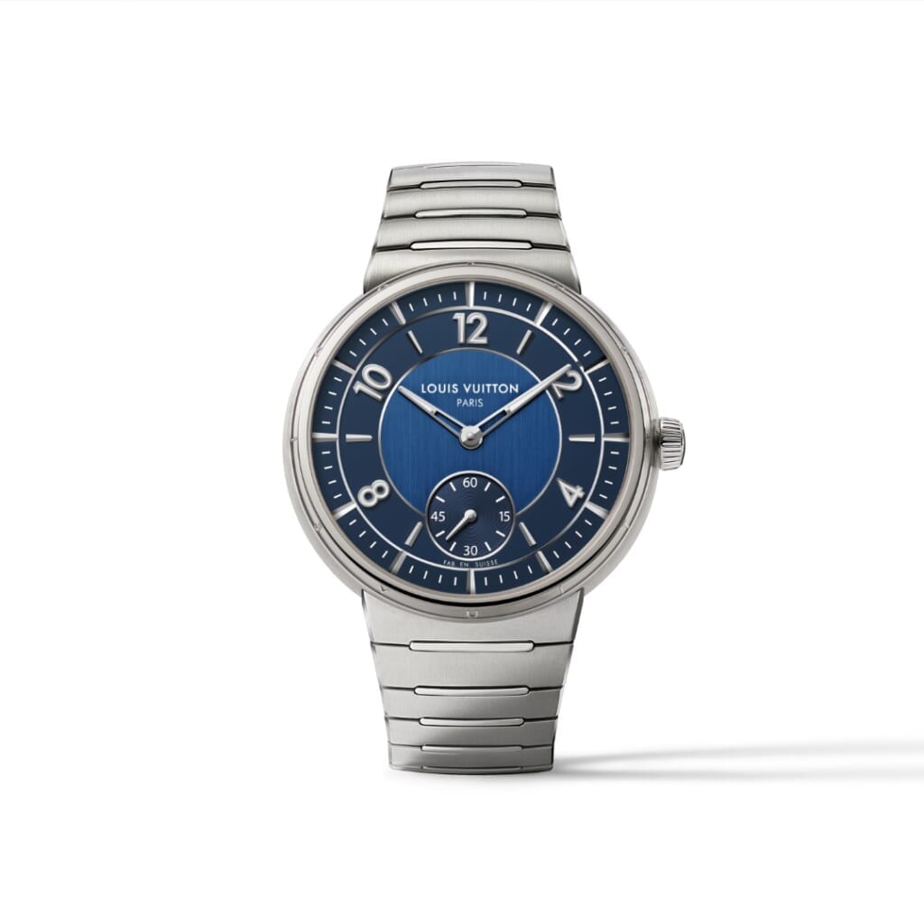 ルイ・ヴィトン 平野紫耀 タンブール オトマティック スティール ブルー