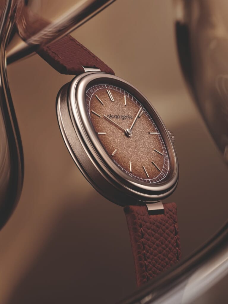 LOUIS VUITTON（ルイ・ヴィトン）ジュネーブ タイム オンリー マローネ