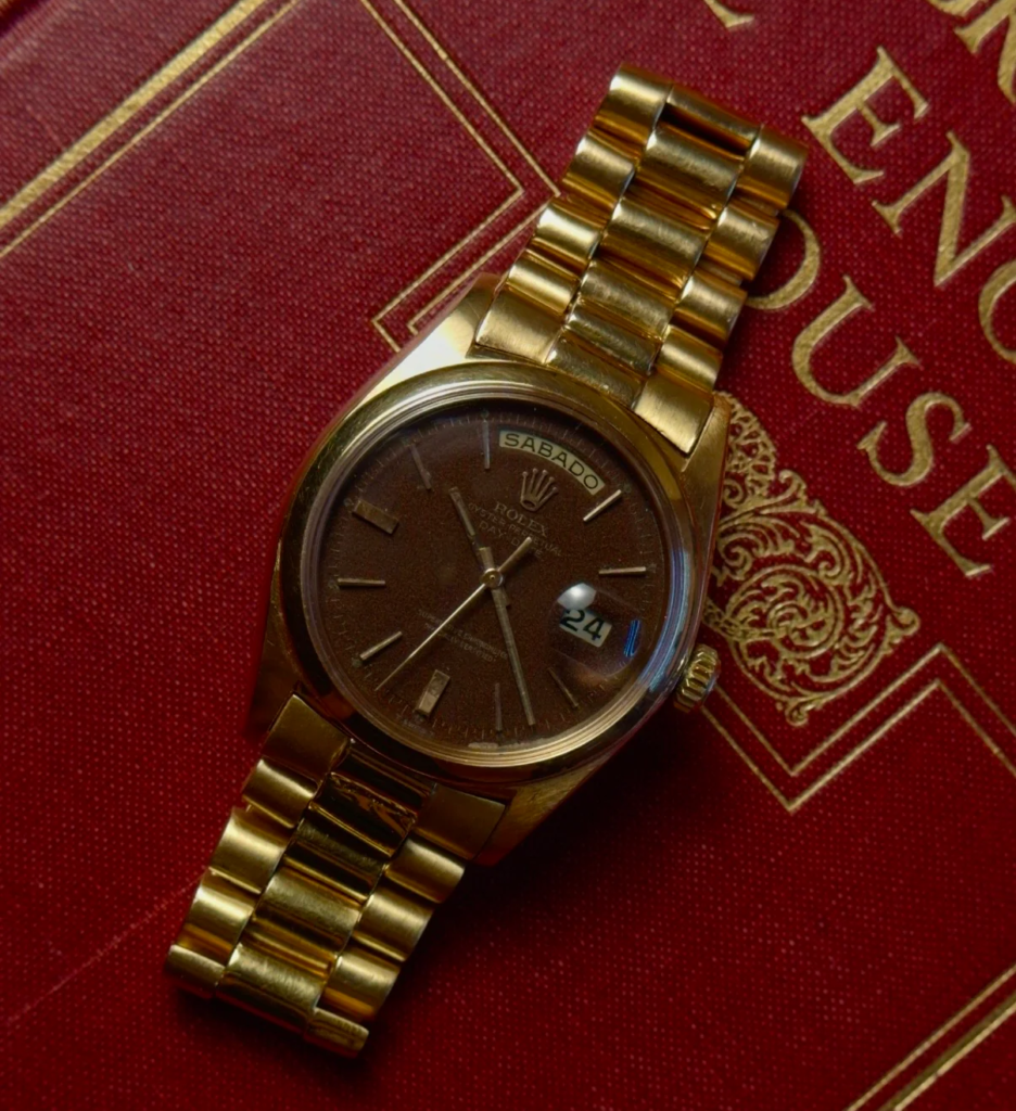 PRINCIPE prive ROLEX 18k Rose Gold Day-Date 1965s