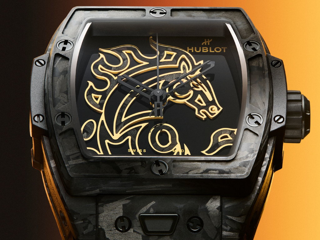 HUBLOT（ウブロ） スピリット オブ ビッグ・バン イヤーオブホース フロステッドカーボン