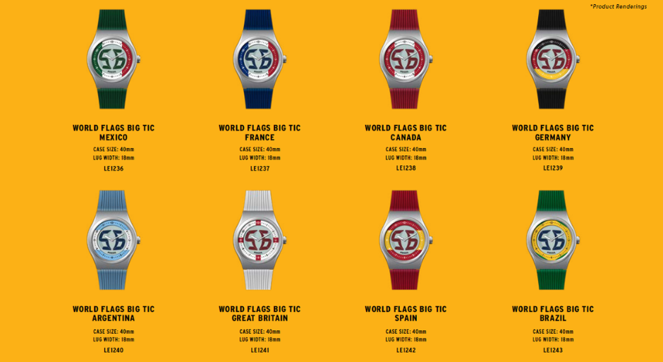 FOSSIL（フォッシル）WORLD FLAGS BIG TIC