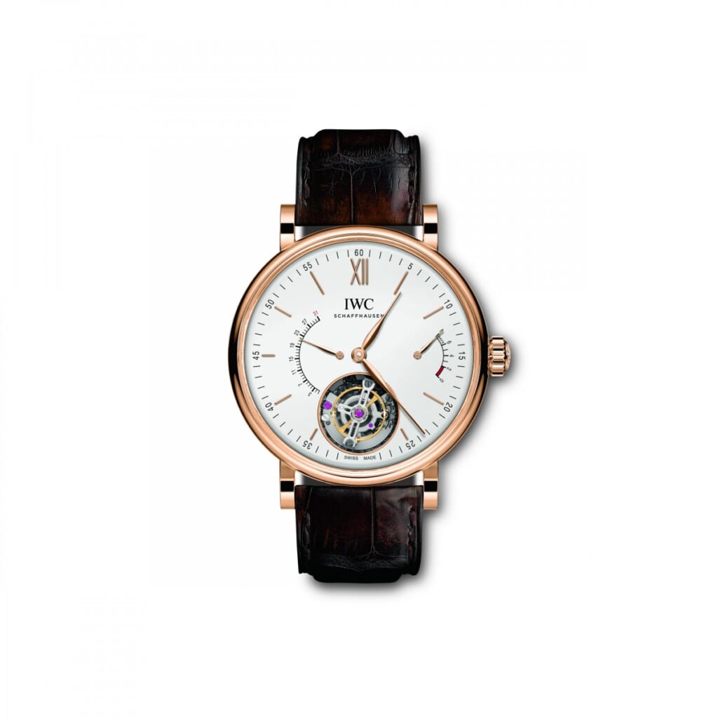 IWC ポートフィノ・ハンドワインド・トゥールビヨン・レトログラード