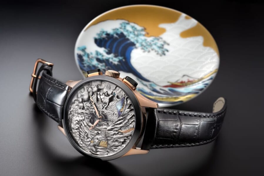 STURMANSKIE（シュトゥルマンスキー） ハンドエングレービング（彫金） 葛飾北斎 富嶽三十六景 神奈川沖浪裏