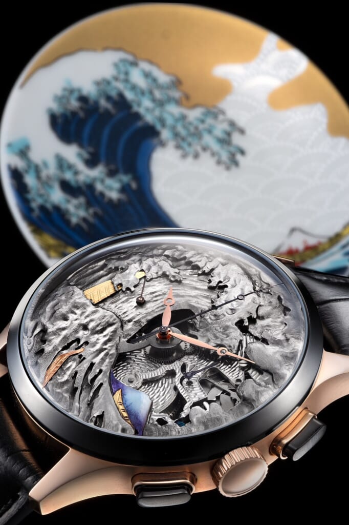 STURMANSKIE（シュトゥルマンスキー） ハンドエングレービング（彫金） 葛飾北斎 富嶽三十六景 神奈川沖浪裏