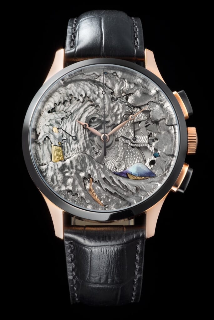 STURMANSKIE（シュトゥルマンスキー） ハンドエングレービング（彫金） 葛飾北斎 富嶽三十六景 神奈川沖浪裏