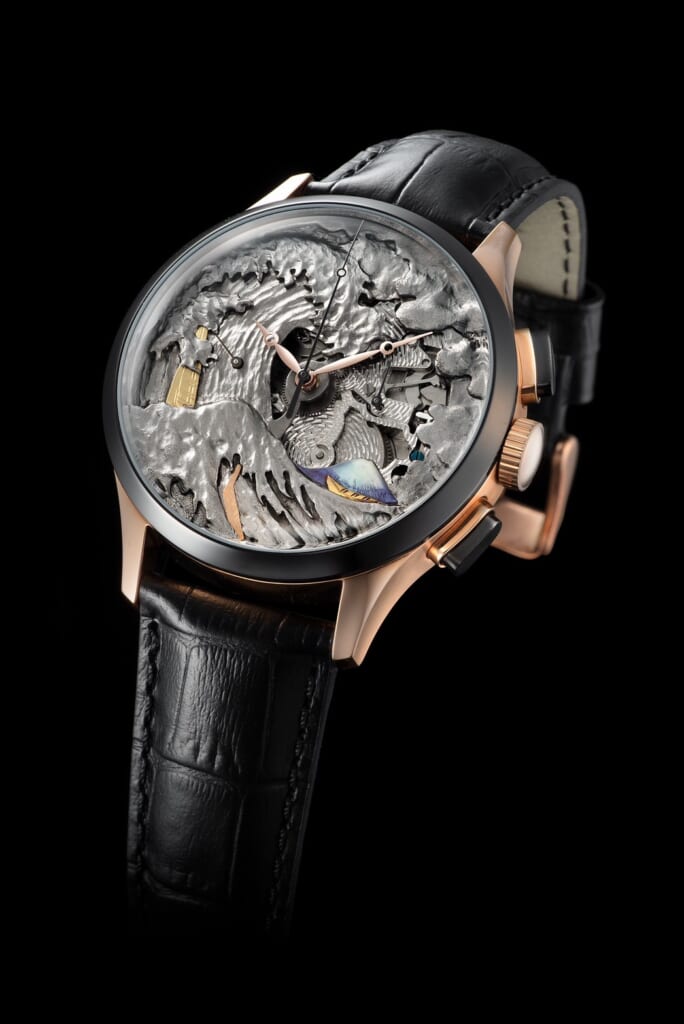 STURMANSKIE（シュトゥルマンスキー） ハンドエングレービング（彫金） 葛飾北斎 富嶽三十六景 神奈川沖浪裏