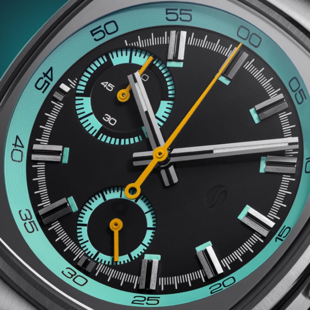 BREW WATCH Co.（ブリュー ウォッチ カンパニー） METRIC TEAL & YELLOW
