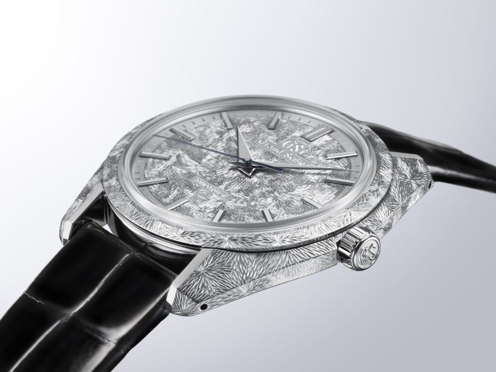 グランドセイコー マスターピースコレクション 手巻スプリングドライブ 彫金 限定モデル