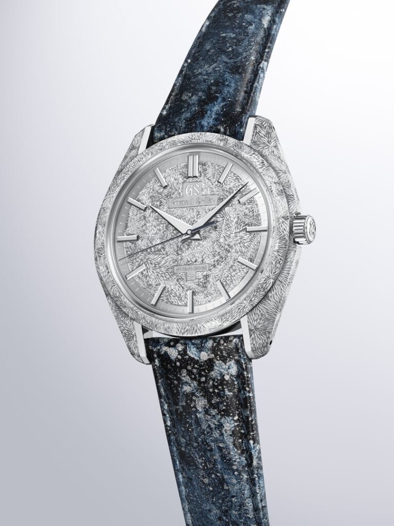 グランドセイコー マスターピースコレクション 手巻スプリングドライブ 彫金 限定モデル