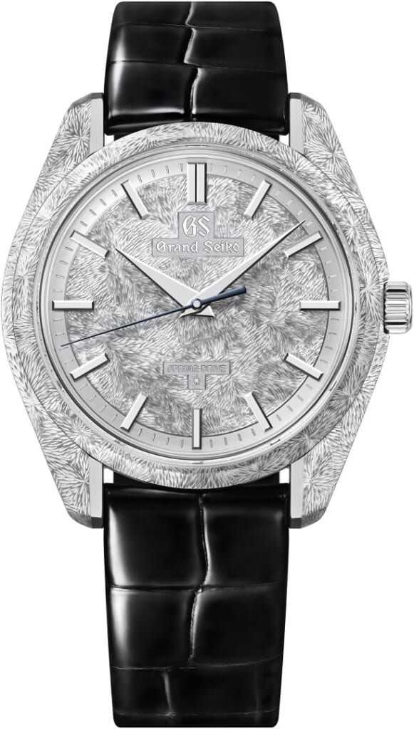 グランドセイコー マスターピースコレクション 手巻スプリングドライブ 彫金 限定モデル