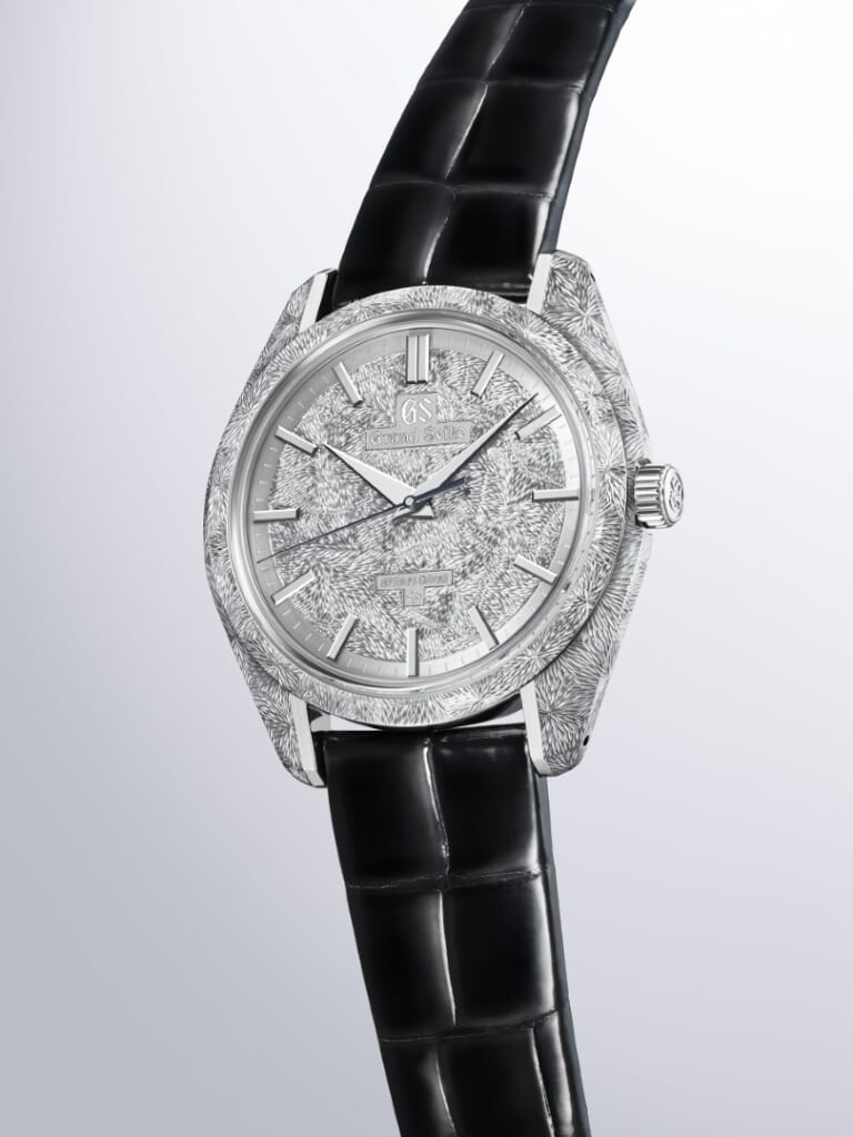 グランドセイコー マスターピースコレクション 手巻スプリングドライブ 彫金 限定モデル