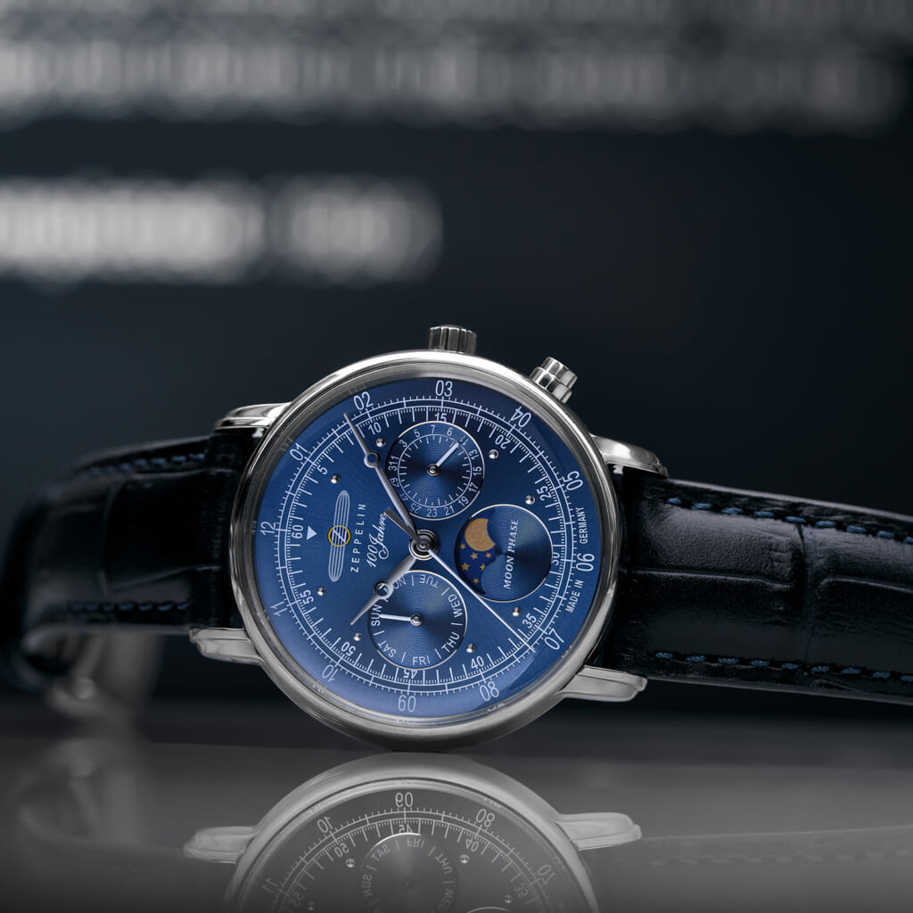 ZEPPELIN（ツェッペリン） 100 YEARS ZEPPELIN 36mm MOON PHASE（100周年記念シリーズ 36mm ムーンフェイズ）