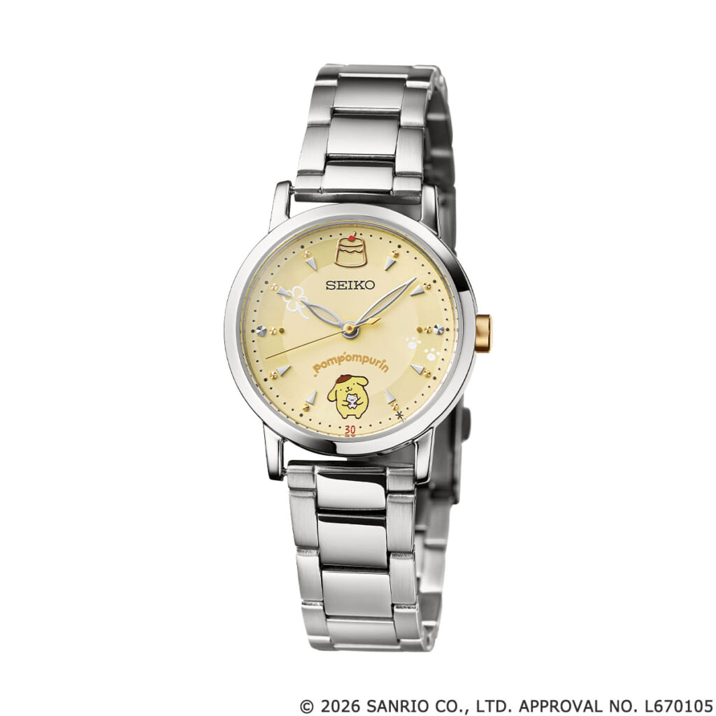 ポムポムプリン 30周年記念 セイコー コラボレーションウオッチ