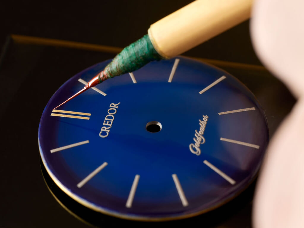 クレドール ゴールドフェザー 漆芸ダイヤル 限定モデル