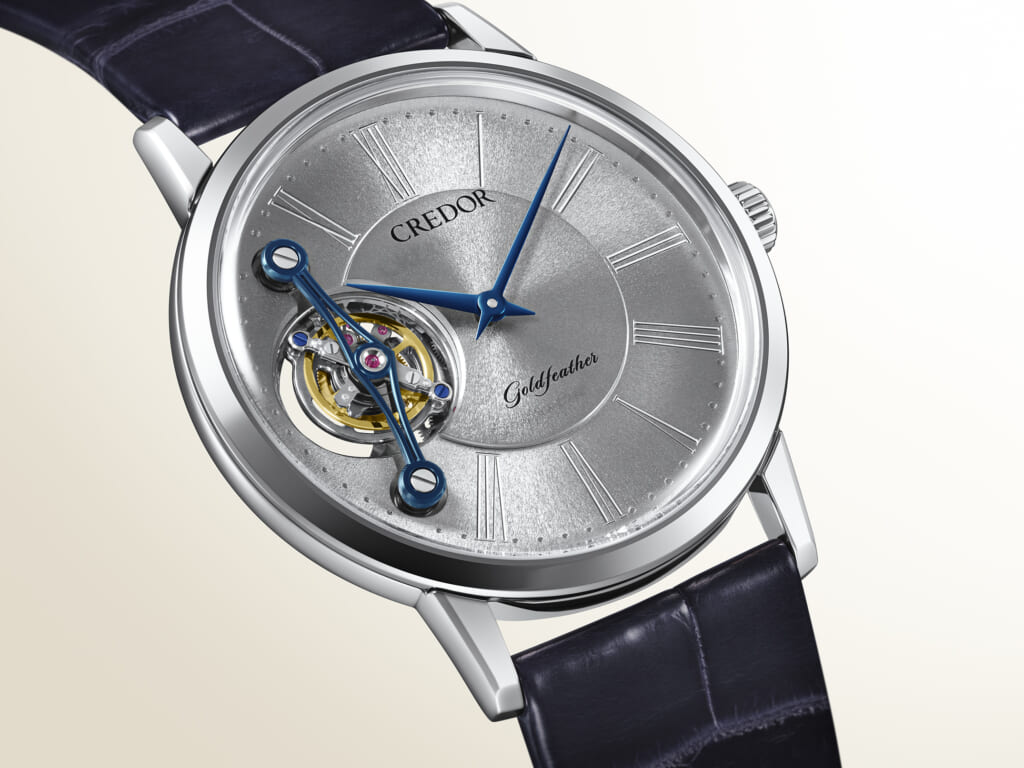クレドール ゴールドフェザー トゥールビヨン 彫金 限定モデル