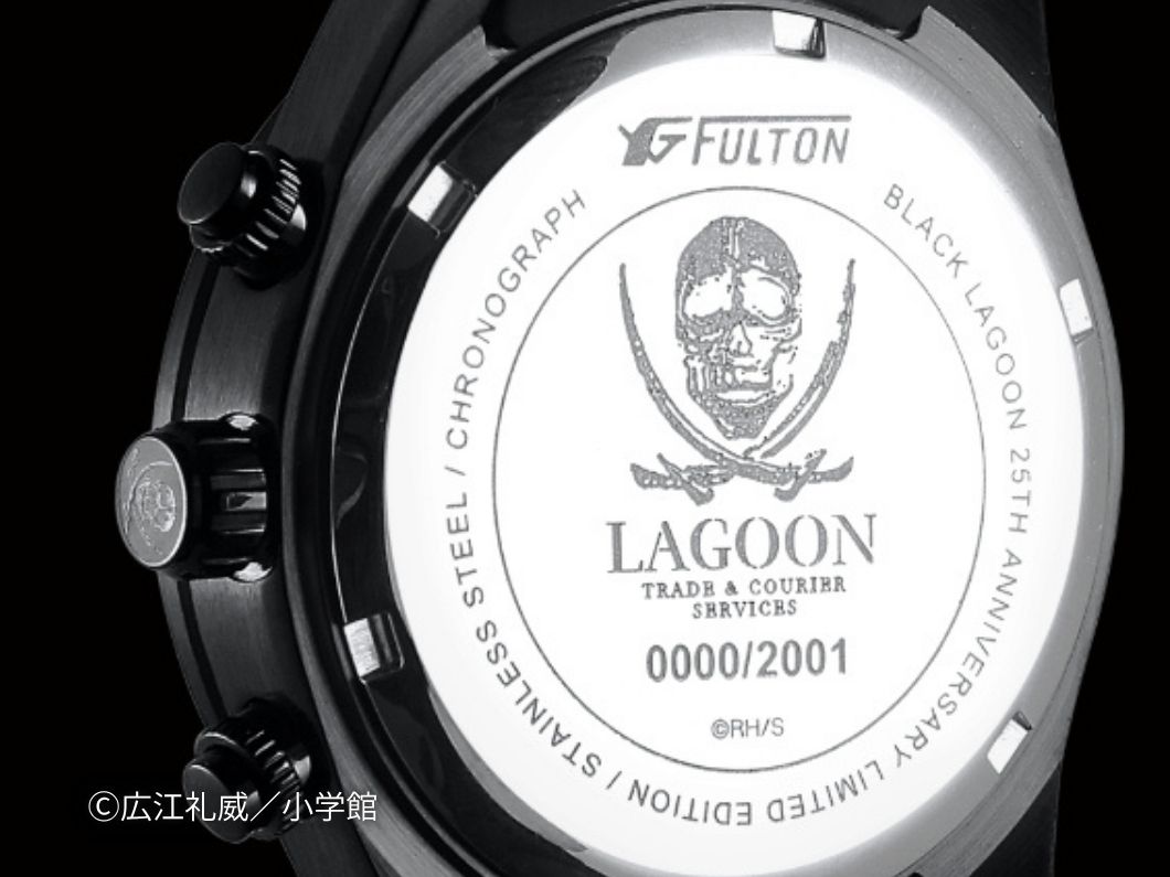 『BLACK LAGOON』 25周年記念クロノグラフ腕時計
