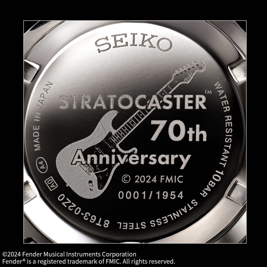 フェンダー 「ストラトキャスター」 70周年記念 オフィシャルウオッチ
