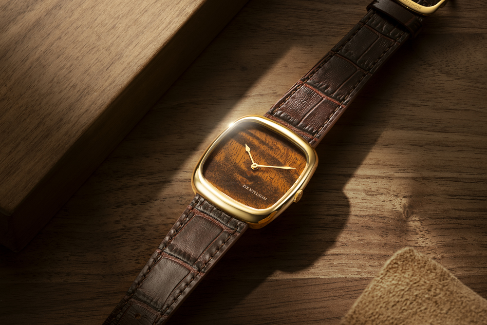 DENNISON（デニソン） Natural Stone Tiger Eye In Gold