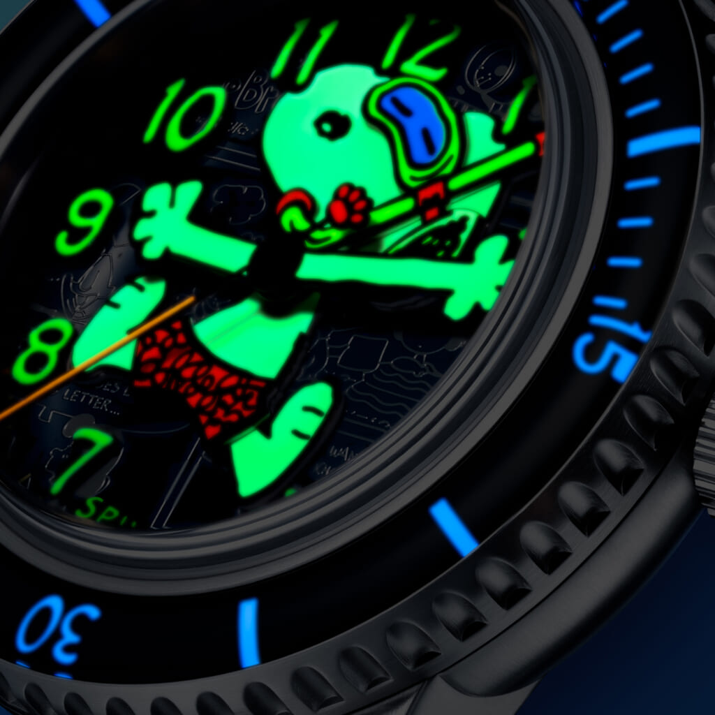 SPINNAKER（スピニカー） FLEUSS 40 AUTOMATIC PEANUTS SNOOPY SEASIDE SNORKEL LIMITED EDITION