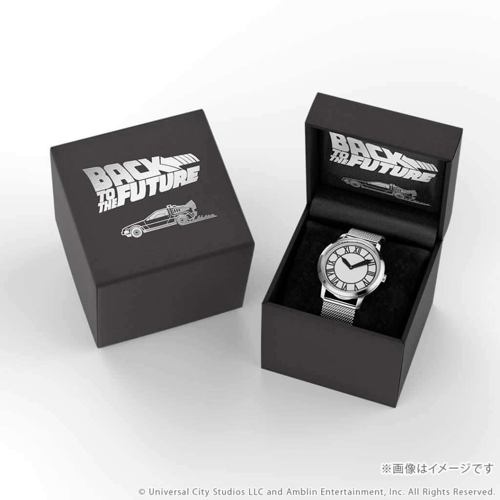 『バック・トゥ・ザ・フューチャー』時計台モチーフ腕時計