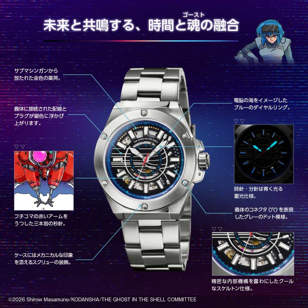 攻殻機動隊 THE GHOST IN  THE SHELL 公式ウオッチ