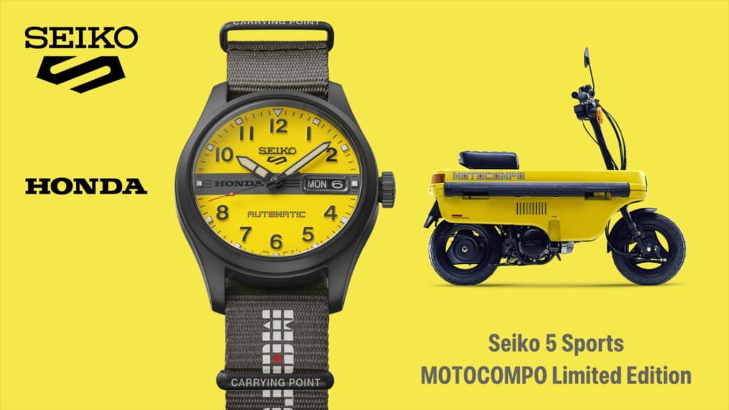 セイコー 5スポーツ MOTOCOMPO コラボレーション限定モデル
