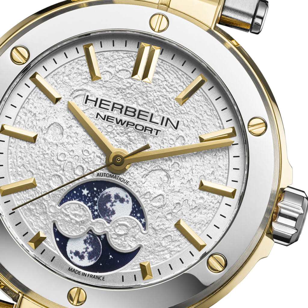 HERBELIN（エルブラン） NEWPORT AUTOMATIC MOON PHASES（ニューポート オートマティック ムーンフェイズ）