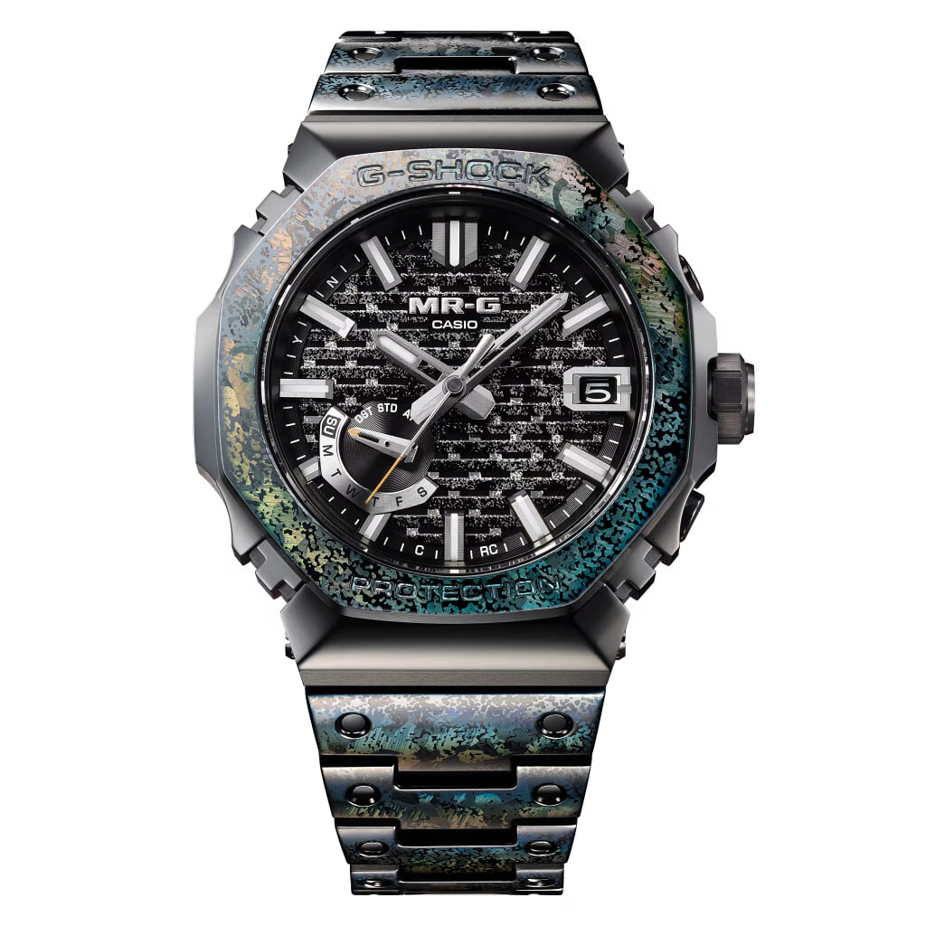 カシオ“G-SHOCK”新作【最上位モデル“MR-G”30周年記念限定モデル】格子