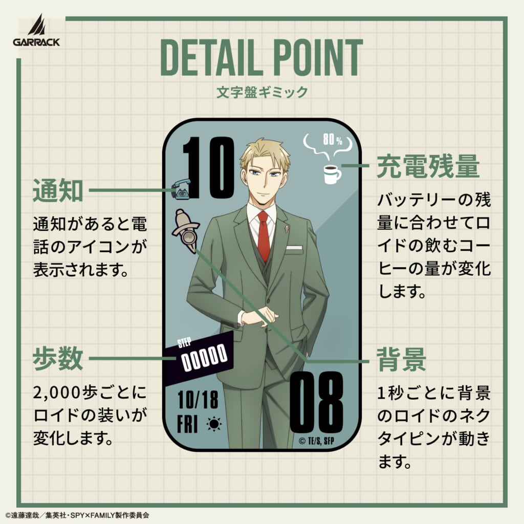 『SPY×FAMILY』スマートウオッチ
