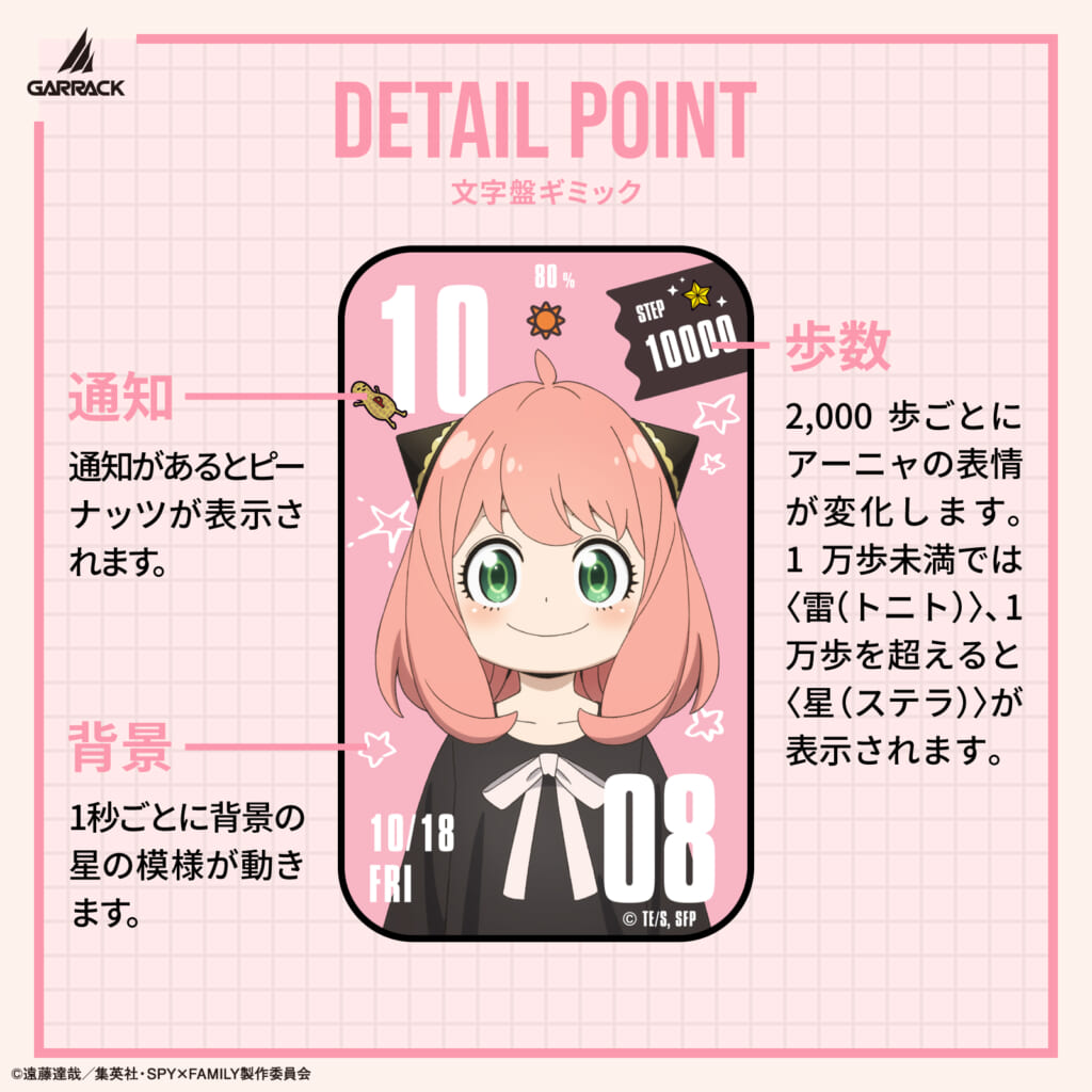『SPY×FAMILY』スマートウオッチ