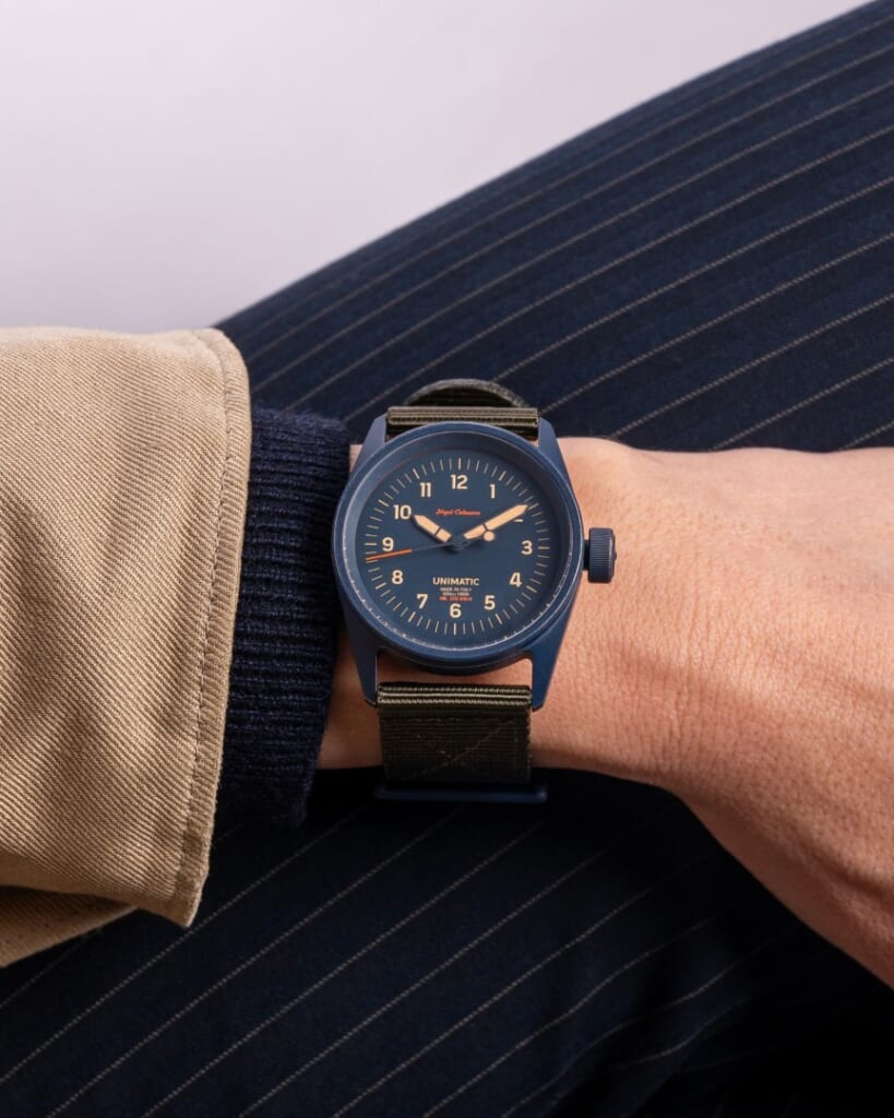 Nigel Cabourn × UNIMATIC × THE ARMOURY Modello Cinque U5S-TANC