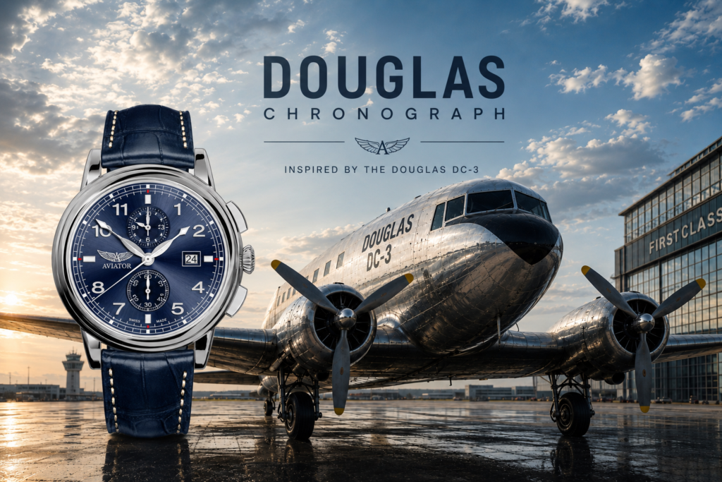 AVIATOR（アビエイター） DOUGLAS CHRONOGRAPH（ダグラス クロノグラフ）