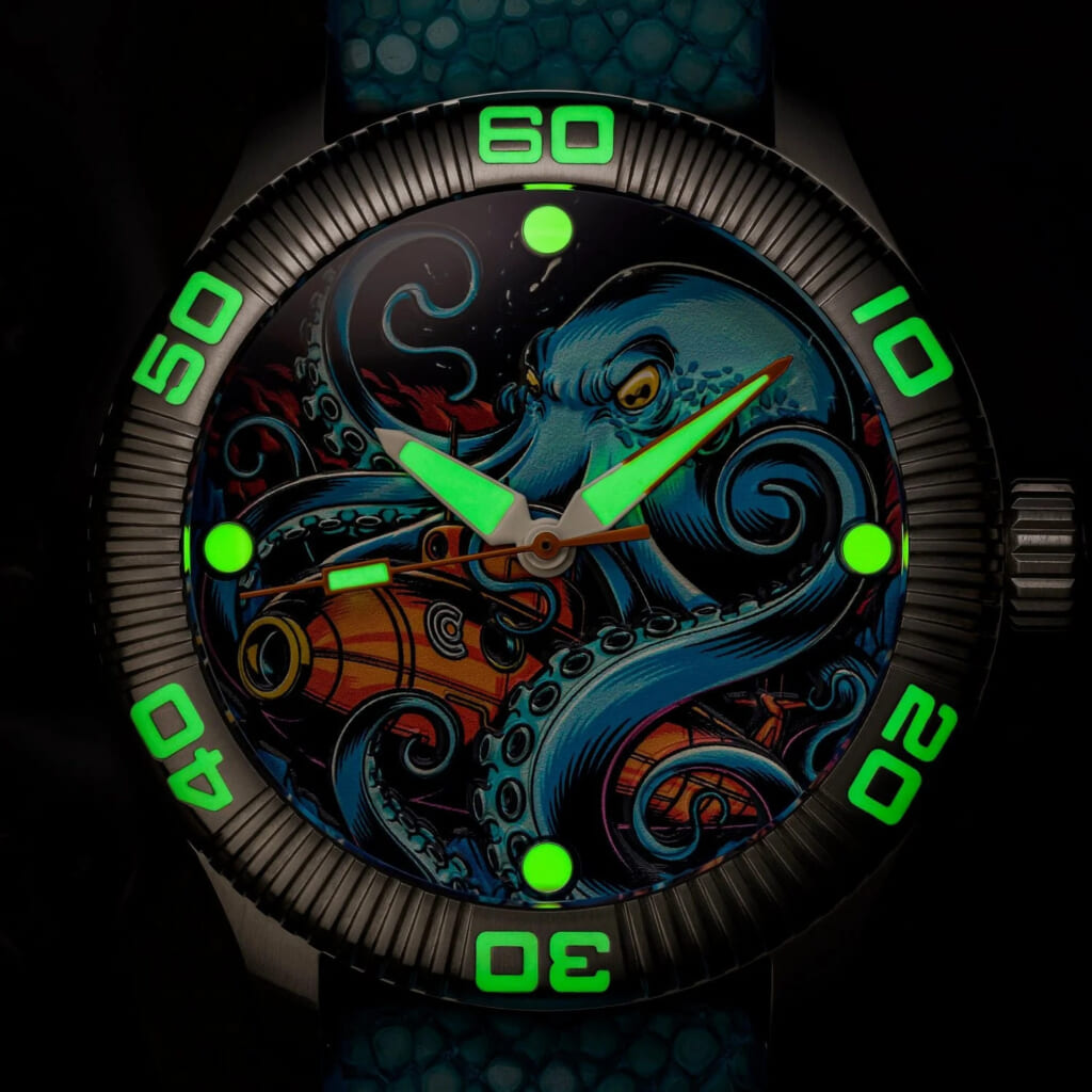 Ceramic-Enamel Dial - Kraken’s Wrath_ldial